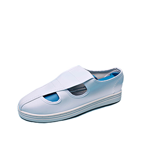 [FD-5101] White four hole shoes(PVC or PU)
