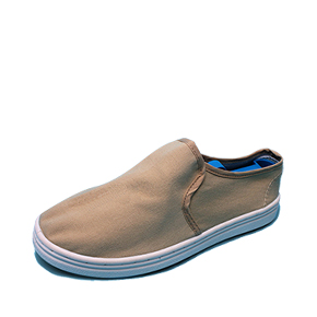 [FD-5105] Khaki whole cut canvas shoes(Cotton canva