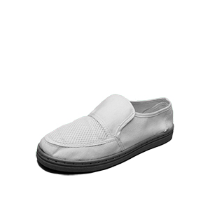  [DD-7511] White single mesh canvas conductive shoe