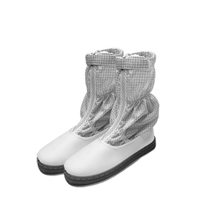 [DD-7551] White conductive half shoes